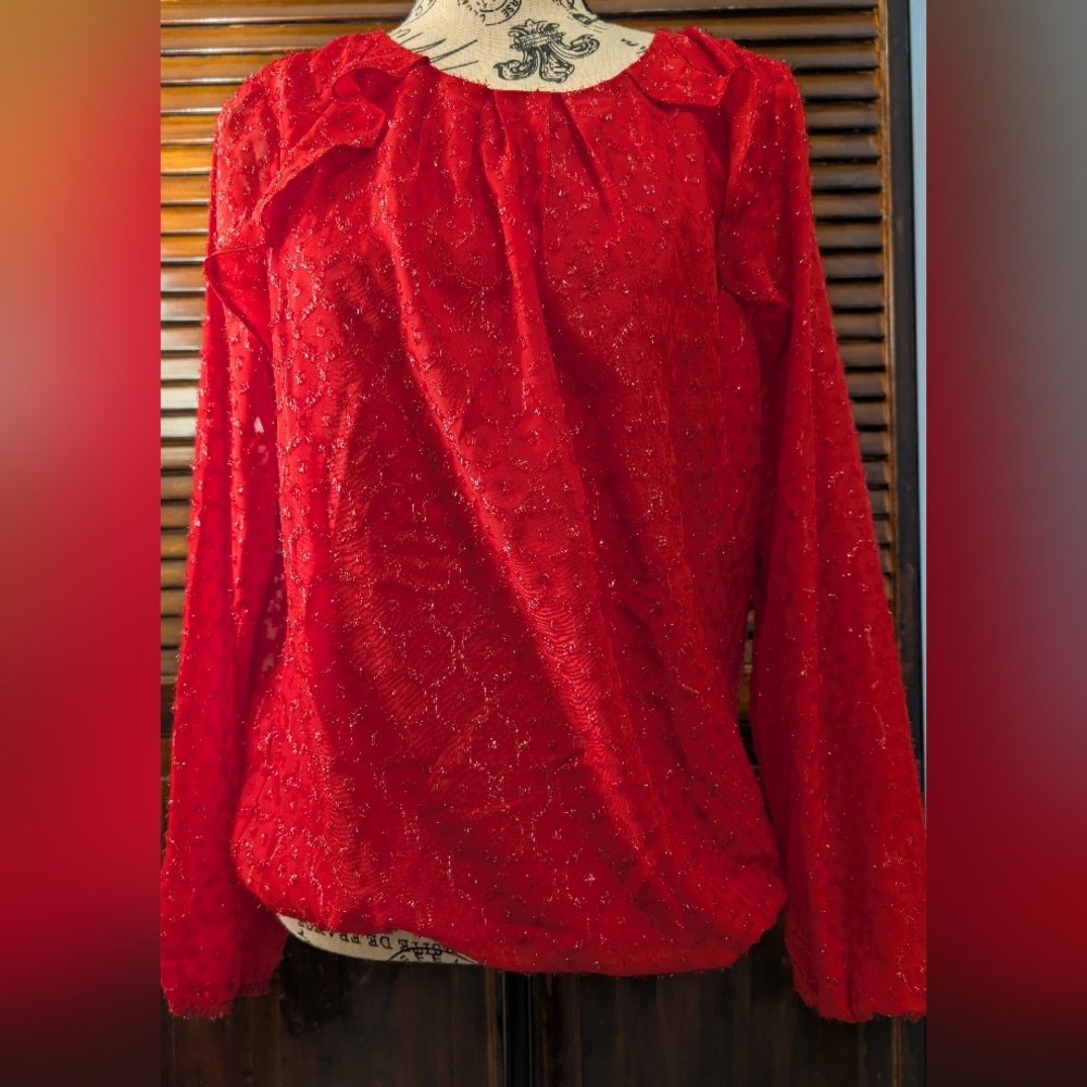 NEW WOT, ADORABLE LIZ CLAIBORNE TOP - Picture 4 of 13